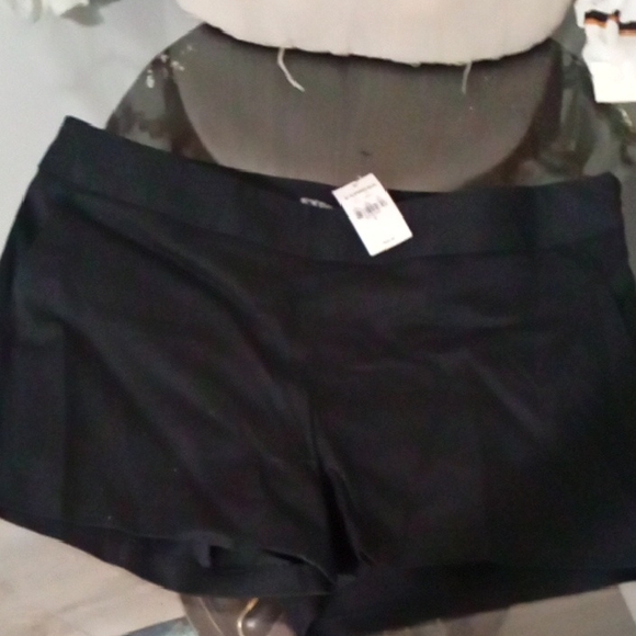 Express Women's High Waist Black Shorts - Picture 1 of 3